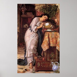 William Holman Hunt Isabella and the Pot of Basil Poster