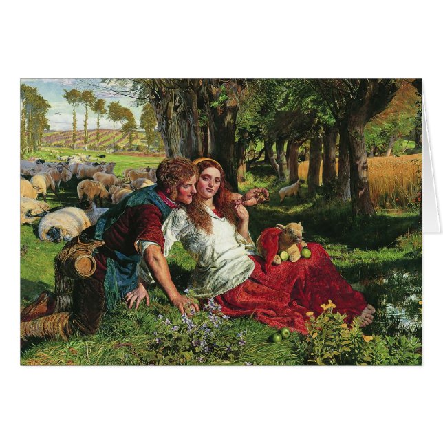 William Holman Hunt The Hireling Shepherd (Front Horizontal)