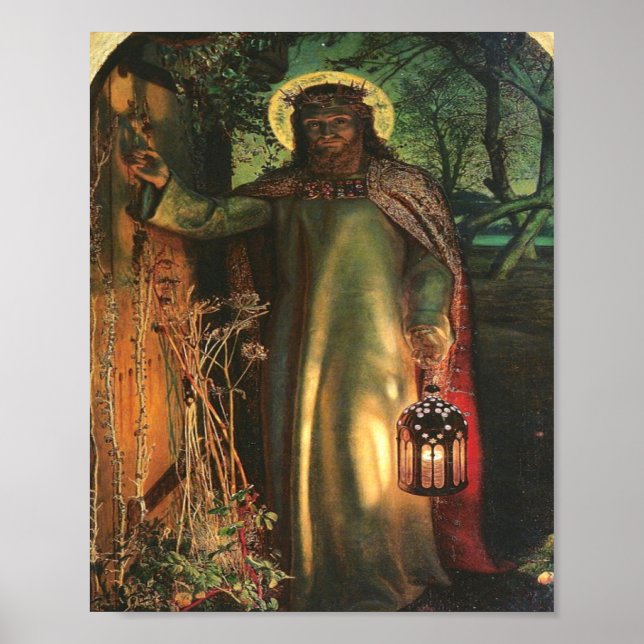 William Holman Hunt The Light Of The World Poster (Front)
