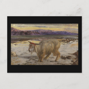 William Holman Hunt The Scapegoat Postcard