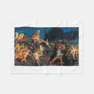 William Holman Hunt - Triumph of the Innocents Fleece Blanket