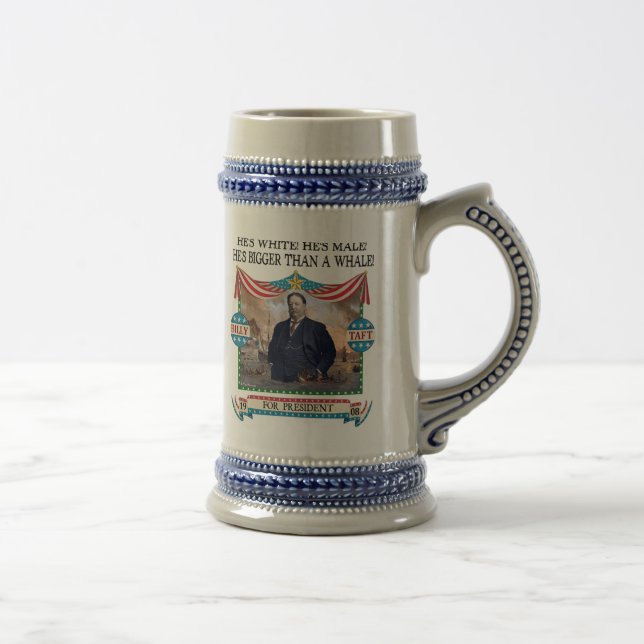 William Howard Taft 1908 Campaign Mug (Right)