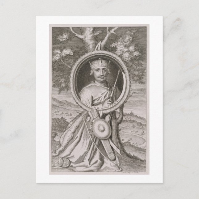 William II 'Rufus' (c.1056-1100) King of England f Postcard (Front)