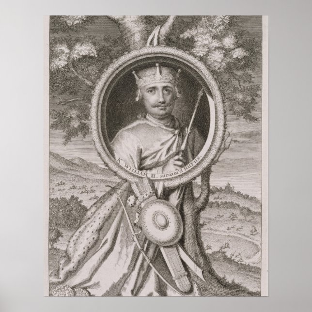 William II 'Rufus' (c.1056-1100) King of England f Poster (Front)