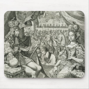 William III (1650-1702) and Mary II (1662-94) King Mouse Pad