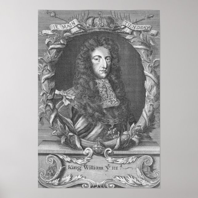 William III  Stadholder and King of England Poster (Front)