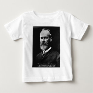 William James "Attitude" Wisdom Quote Gifts & Card Baby T-Shirt