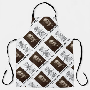 William James Mass Of Habits Destiny Quote Apron