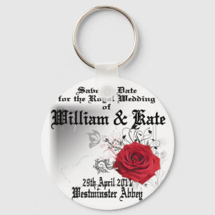 William & Kate Royal Wedding Collectibles Souvenir Key Ring