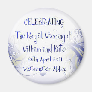 William & Kate Royal Wedding Collectibles Souvenir Magnet
