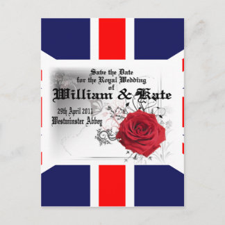 William & Kate Royal Wedding Collectibles Souvenir Postcard
