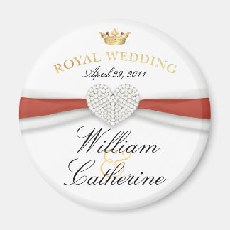 William & Kate - Royal Wedding Commemorative Gift Magnet