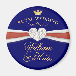 William & Kate - Royal Wedding Commemorative Gift Magnet