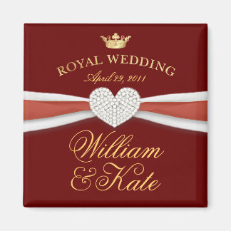 William & Kate - Royal Wedding Commemorative Gift Magnet