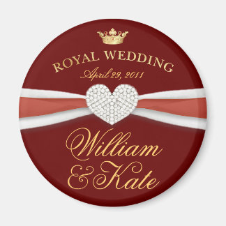 William & Kate - Royal Wedding Commemorative Gift Magnet