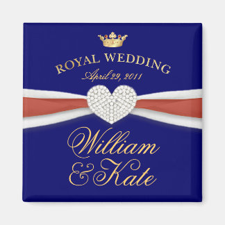 William & Kate - Royal Wedding Commemorative Gift Magnet