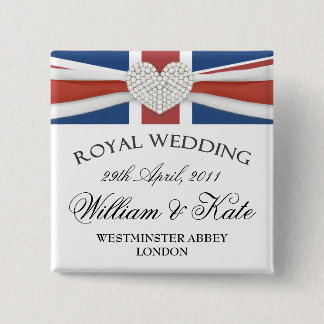William & Kate Wedding Commemorative Keepsake Pin