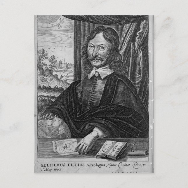 William Lilly Postcard (Front)