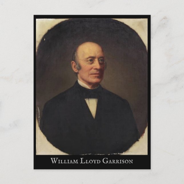 William Lloyd Garrison Postcard (Front)