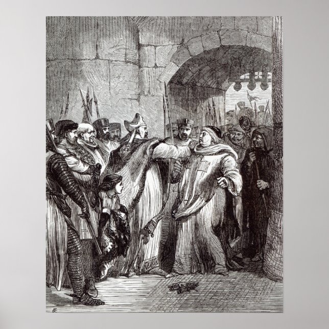 William Longchamp  and Hugh de Pudsey Poster (Front)