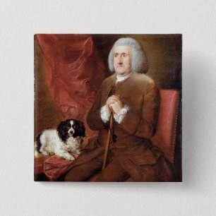 William Lowndes (1652-1724), Auditor of His Majest 15 Cm Square Badge