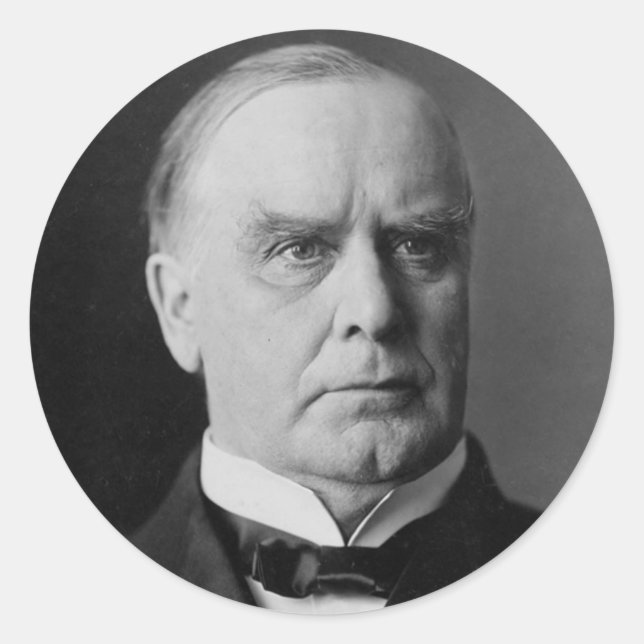 William Mckinley 25 Classic Round Sticker (Front)