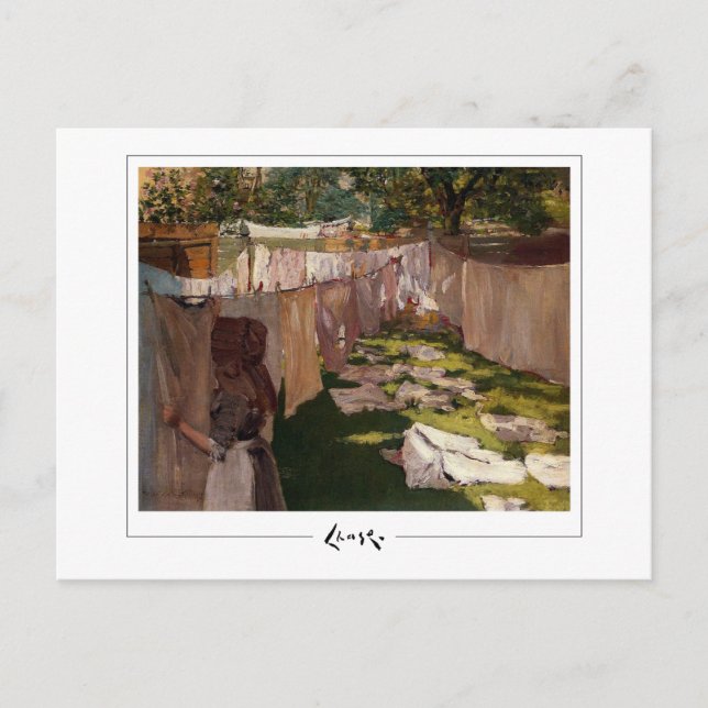 William Merritt Chase #53 - Fine Art Postcard (Front)