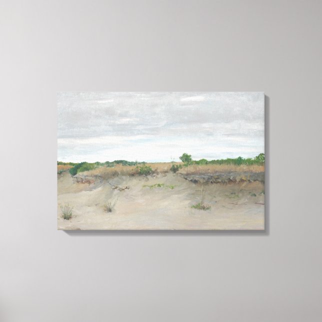 William Merritt Chase - Wind-Swept Sands Canvas Print (Front)