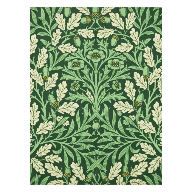 William Mirrors Acorns & Oak Leaves Spring Garden Tablecloth (Front)