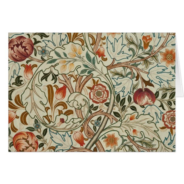 William Morris Acanthus Embroidery Floral Pattern  (Front Horizontal)