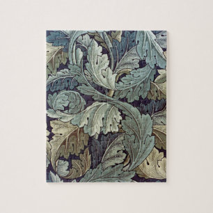 William Morris Acanthus Floral Wallpaper Design Jigsaw Puzzle