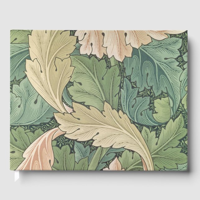 William Morris Acanthus Guest Book (Front)