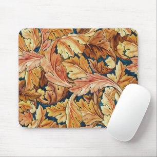 William Morris Acanthus Leaf Autumn Pattern Mouse Pad
