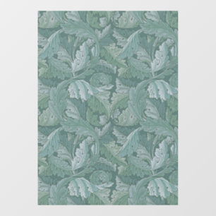 William Morris Acanthus Leaf Teal Blue Pattern