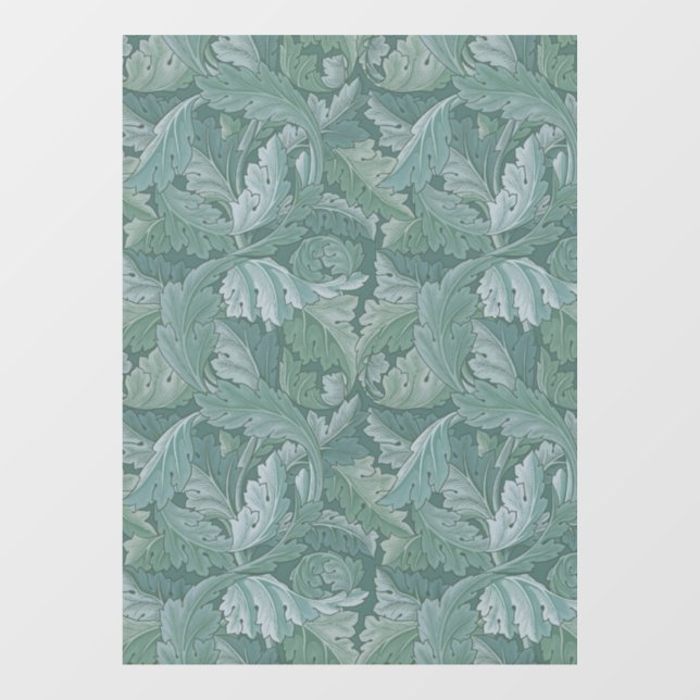 William Morris Acanthus Leaf Teal Blue Pattern (Sheet)