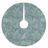 William Morris Acanthus Leaf Teal Blue Pattern