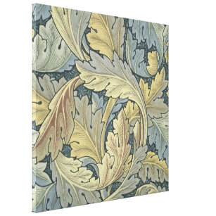 William Morris Acanthus Leaves Floral Art Nouveau Canvas Print