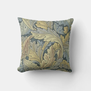 William Morris Acanthus Leaves Floral Art Nouveau Cushion