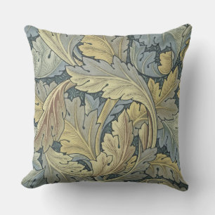 William Morris Acanthus Leaves Floral Art Nouveau Cushion