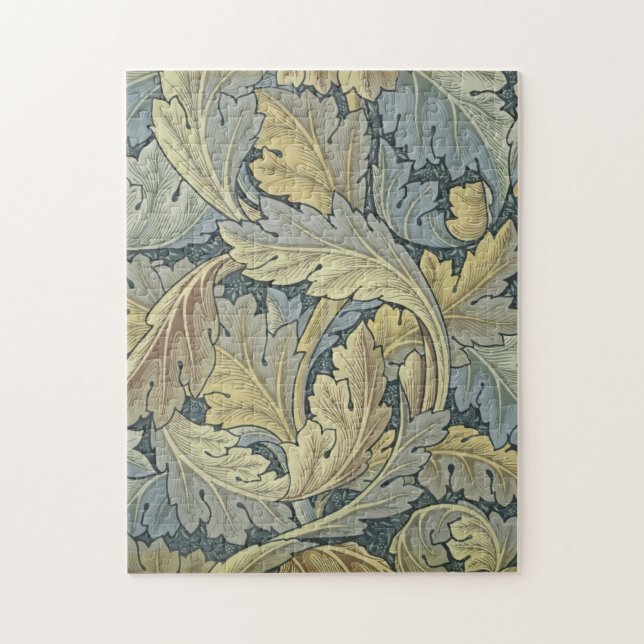William Morris Acanthus Leaves Floral Art Nouveau Jigsaw Puzzle (Vertical)