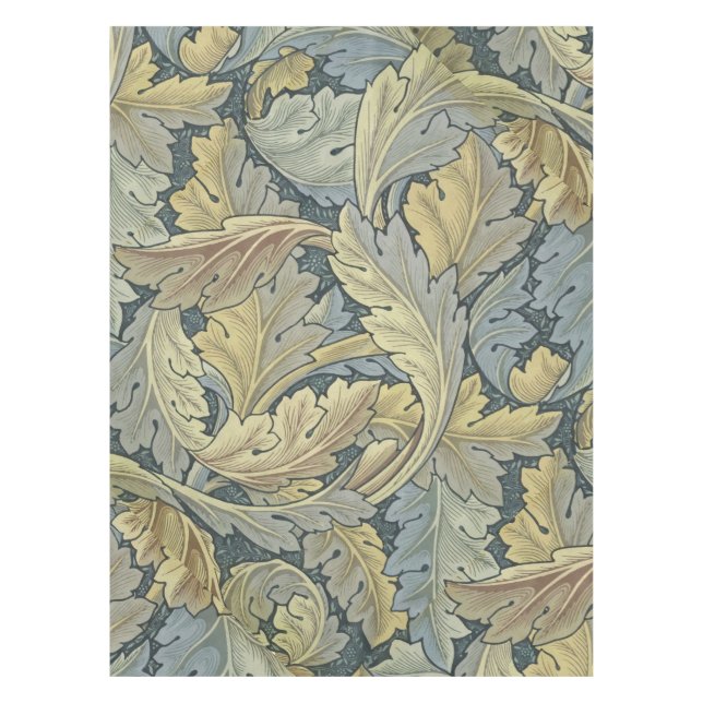 William Morris Acanthus Leaves Floral Art Nouveau Tablecloth (Front)