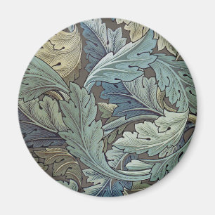 William Morris Acanthus Sage Flower Floral Botanic Magnet