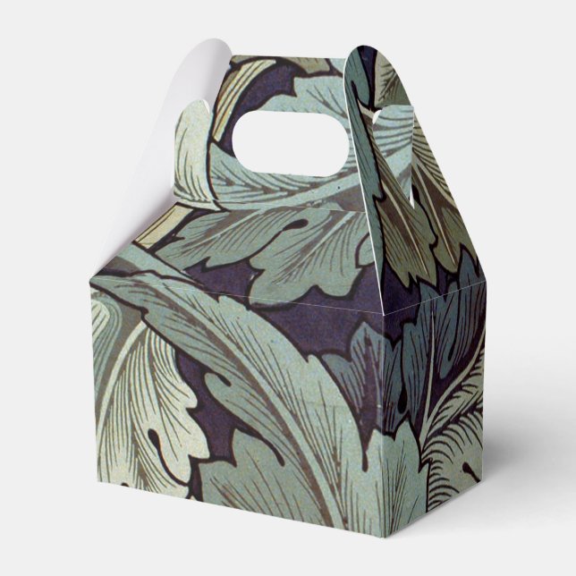 William Morris Acanthus Wallpaper Leaves Favour Box (Front Side)
