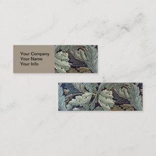 William Morris Acanthus Wallpaper Leaves Mini Business Card