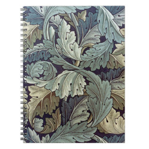 William Morris Acanthus Wallpaper Leaves Notebook