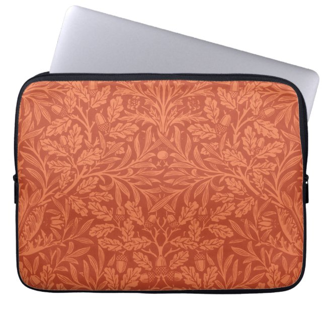 William Morris Acorn Wallpaper Nature Design Laptop Sleeve (Front)