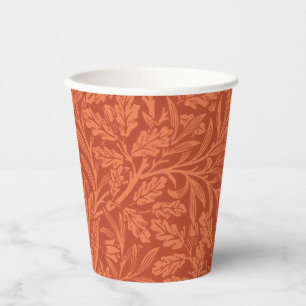William Morris Acorn Wallpaper Nature Design Paper Cups