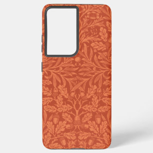William Morris Acorn Wallpaper Nature Design Samsung Galaxy Case