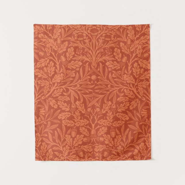 William Morris Acorn Wallpaper Nature Design Tapestry (Front)