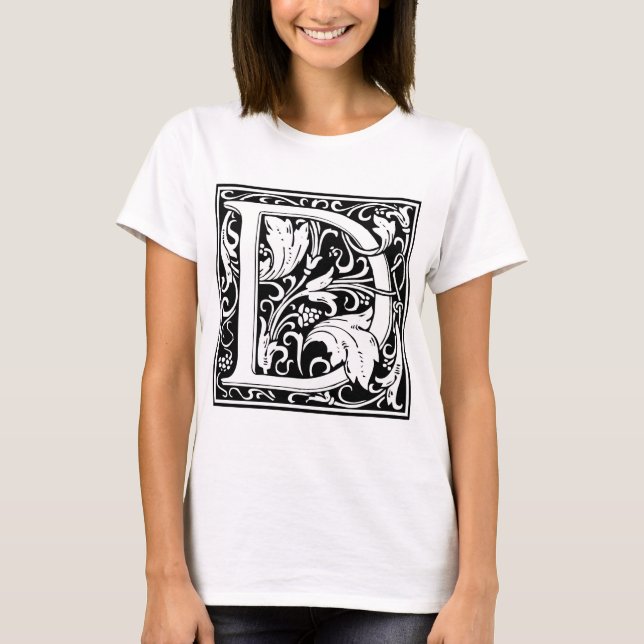 William Morris Alphabet “D” T-Shirt (Front)